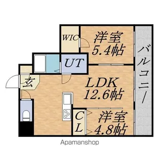 札幌中央レジデンス【6階】の間取り