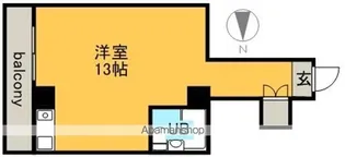 チサンマンション桜通久屋【411号室】の間取り