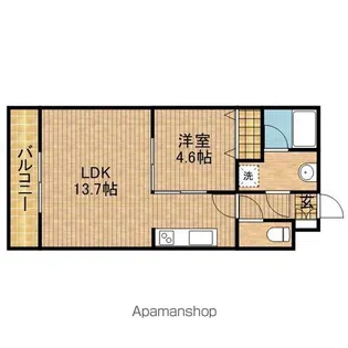 アイリスⅡ【3階】の間取り