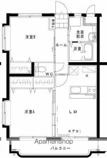 サニーコートⅡ【1階】の間取り