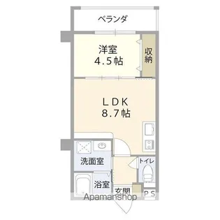 仮)首里テラスヒル【202号室】の間取り