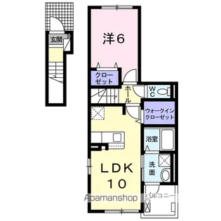 サン フラッツ【2階】の間取り