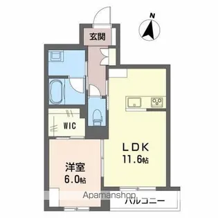 ヴィラ シャテーニュ【3階】の間取り