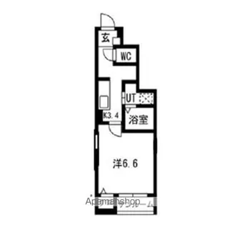 宮城県仙台市青葉区小田原7丁目【アパート】の間取り