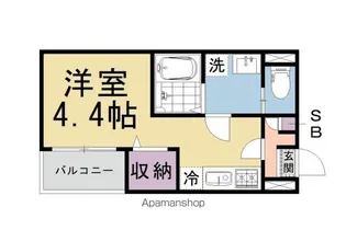 ポラリス【201号室】の間取り