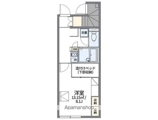 レオパレスみなみ【1階】の間取り