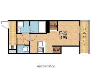 ハイツ片山【202..号室】の間取り