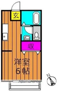 ビックウエイ中島【103号室号室】の間取り