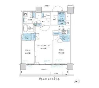 パークシティ柏の葉キャンパス ザ・ゲートタワー ウエスト【34階】の間取り