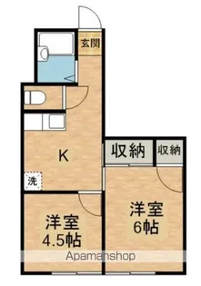 ヒルズハウス【3階】の間取り
