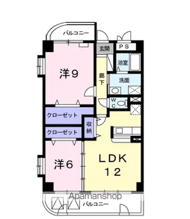 ソレイユドール【2階】の間取り