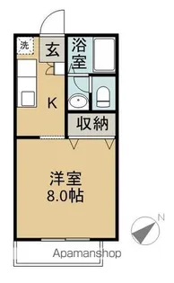 サンビレッジ・SANO【B105号室】の間取り