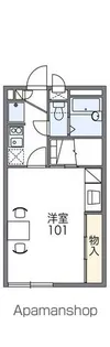 レオパレスMARY【2階】の間取り