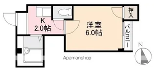 シャンボール瀬戸Ⅰ【2階】の間取り