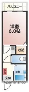クレスト古市橋【502号室号室】の間取り
