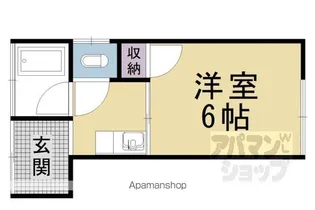 グランプリ山科【107号室】の間取り