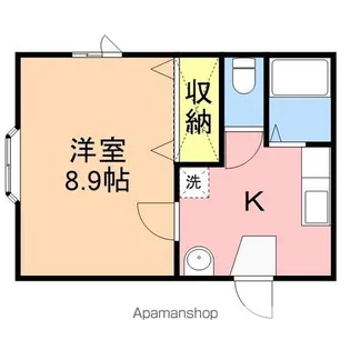 コーポ咲【2階】の間取り
