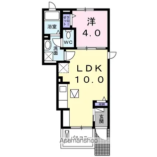 アンファミーユⅢ【1階】の間取り