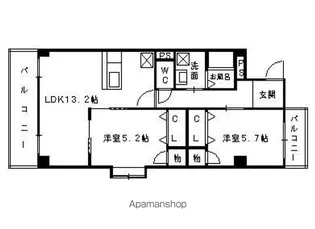 CAMBRIAN【2階】の間取り