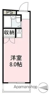 ハイツ亀岡【1階】の間取り