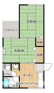 コンフォート【201号室】の間取り
