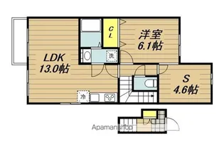 ルーセントブロッサム【2階】の間取り