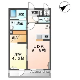 仮)土浦市乙戸南アパート【2階】の間取り