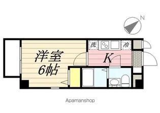 リアン駅前マンション【2階】の間取り