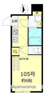 インベスト自由が丘【1階】の間取り