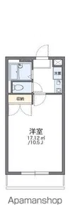 レオパレスヨツヤ【2階】の間取り
