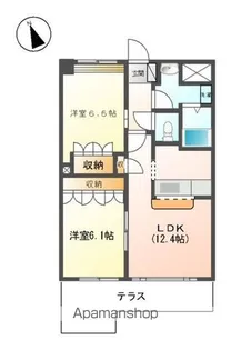 ミウラ マンション(MIURA MANSION)【1階】の間取り