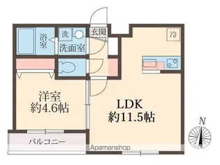 ミリアビタ前原【2階】の間取り