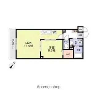 ミリアビタ大森台【2階】の間取り