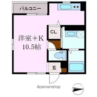 クレール・シャンブルⅡ【1階】の間取り