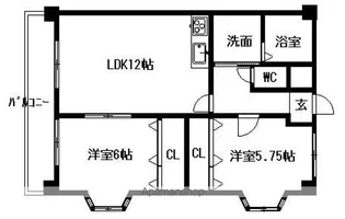 アーブルセゾン【2階】の間取り