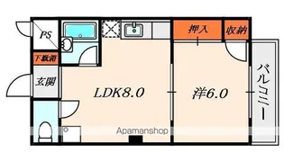 リバティヒルズ【3階】の間取り