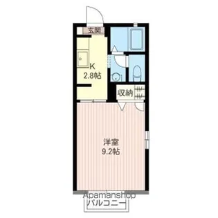 メゾンボヌール【2階】の間取り