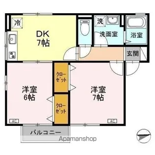 スクエア【2階】の間取り
