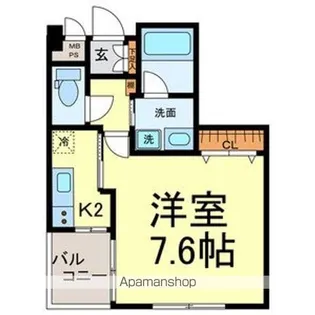 ロアール二子町【103号室号室】の間取り