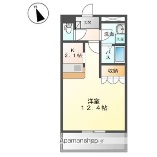 グレイスパレス【1階】の間取り