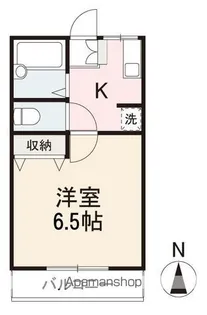 ハイム新天地【102号室】の間取り