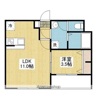 メゾン小栗【103.号室】の間取り