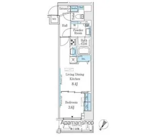 BUENA VISTA代々木【4階】の間取り