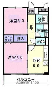 ステージアいずみ【2階】の間取り