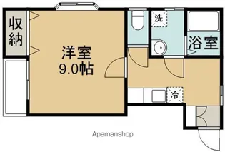 1Kの間取り画像