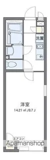 クレイノ郁【1階】の間取り
