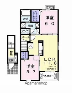 グランハーモニー【2階】の間取り