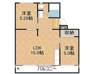 サンシャイン丸松【1階】の間取り