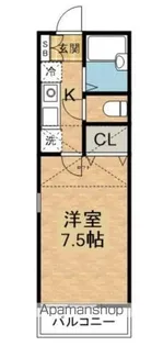 アジュールA【2階】の間取り