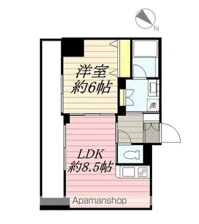クリオ横浜桜木町ラ・モード【3階】の間取り